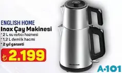 ENGLİSH HOME İNOX ÇAY MAKİNESİ fiyat ve kampanya bilgisi